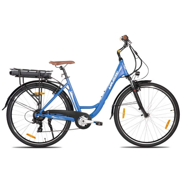 JOYKIE LAMASSU 28 Inch Customizable Electric Mountain Bike 250w 36v Motor Double V Brake 7 Speed Aluminum Alloy Frame high quality
