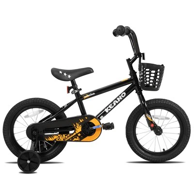 JOYKIE KEANO Alta-qualità14-20 pollici Telaio Hi-ten e forcella Ruote da allenamento rimovibili Bicicletta per bambini personalizzabile