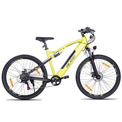 JOYKIE Nuovo Design HILAND MTB Mountain Bike Elettrica Sospensione Completa 36V 10.4ah Freno a Disco da 27.5 Pollici